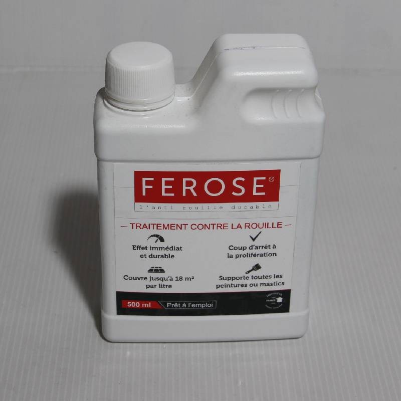 Ferose - Convertisseur de Rouille - Traitement Contre la Rouille - 500 ML